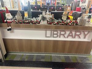 decorative library ledge